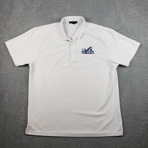 Walter Payton Crane Power Equipment Company Shirt Mens XL White Golf Polo Bears